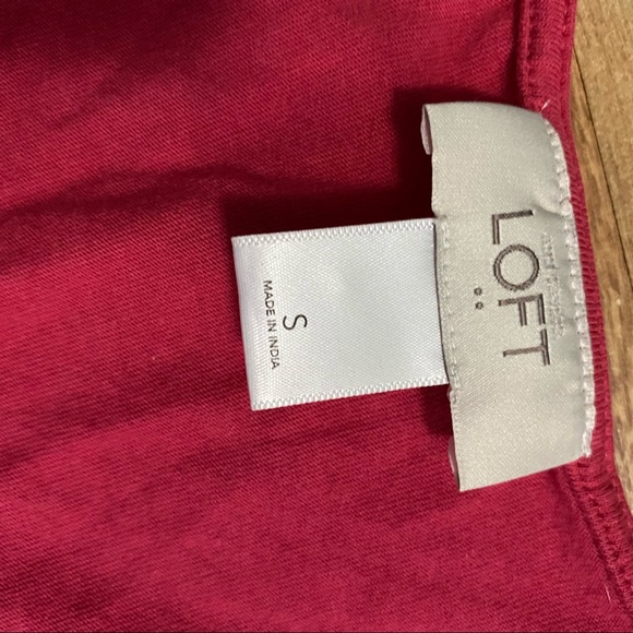 ANN TAYLOR LOFT Women's Soft Red Sundress Tank Dress - Picture 7 of 9